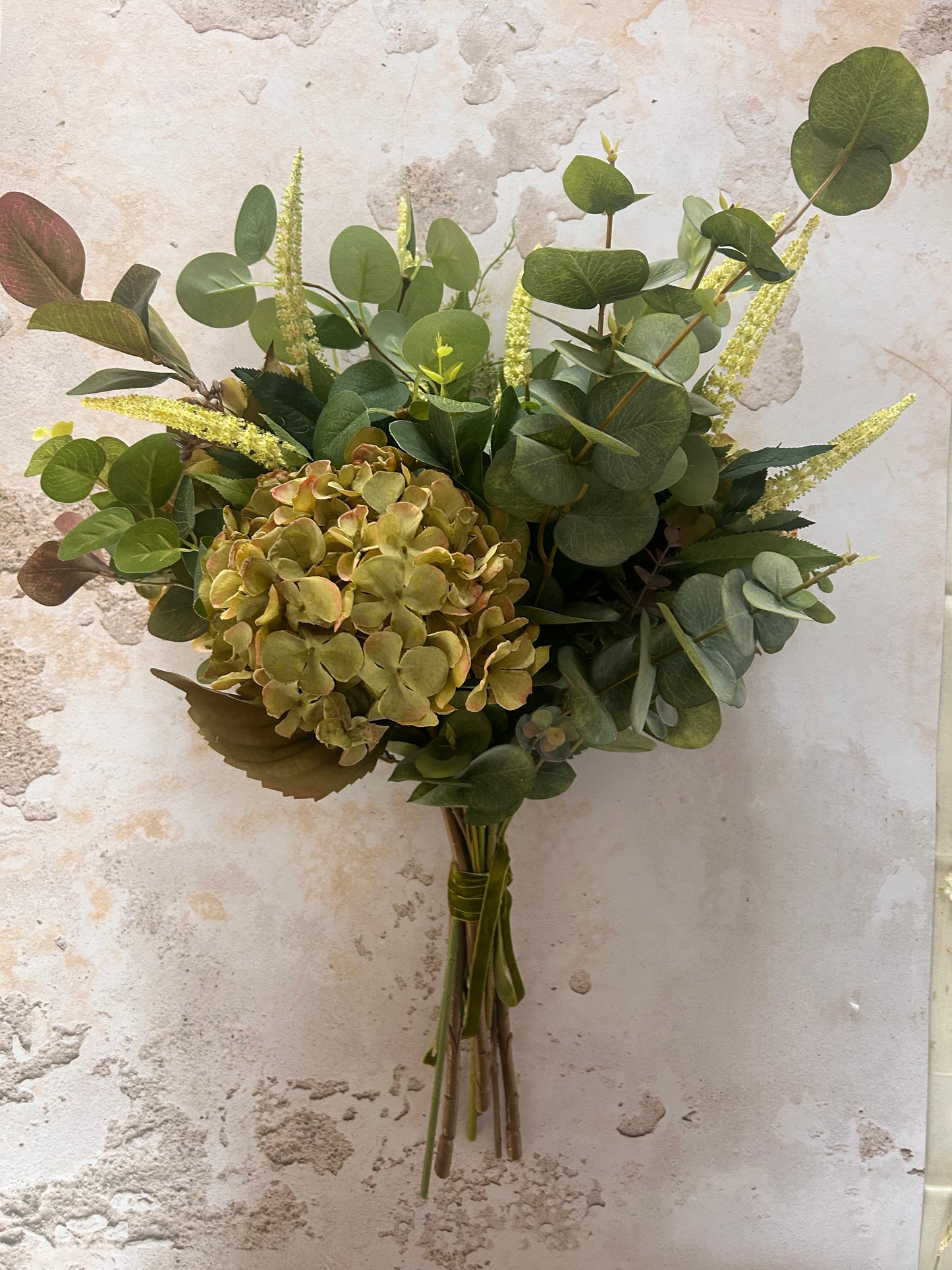Eucalyptus & Hydrangea Artificial Bouquet