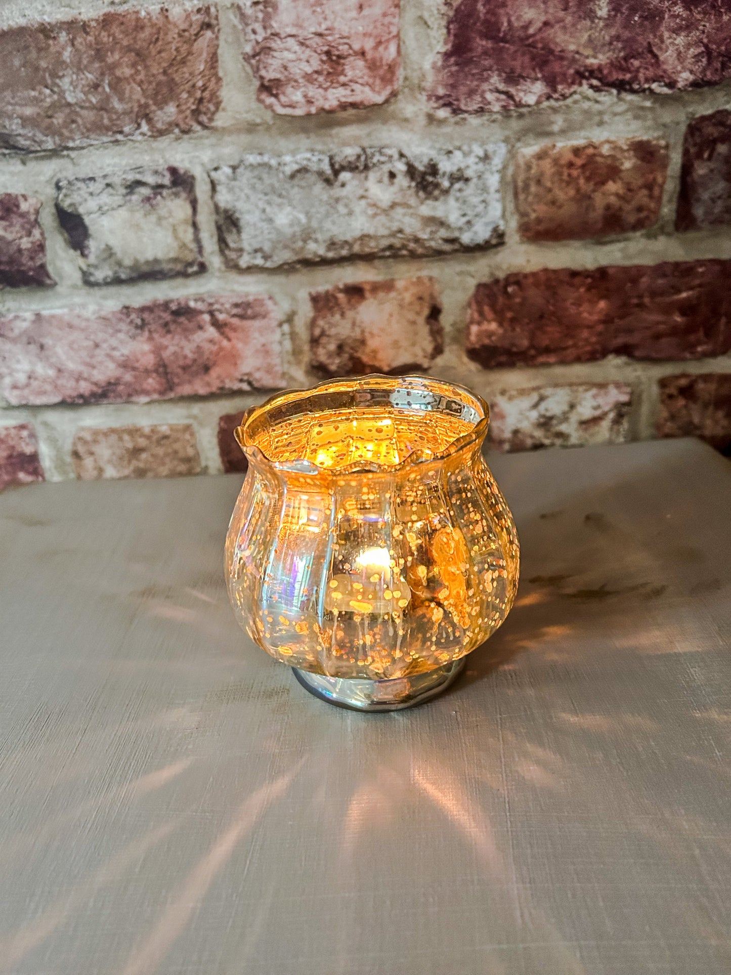 Fluted T-Light Holder - The Barn Shed