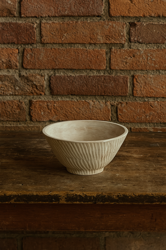 Bleached Mango Wood Bowl