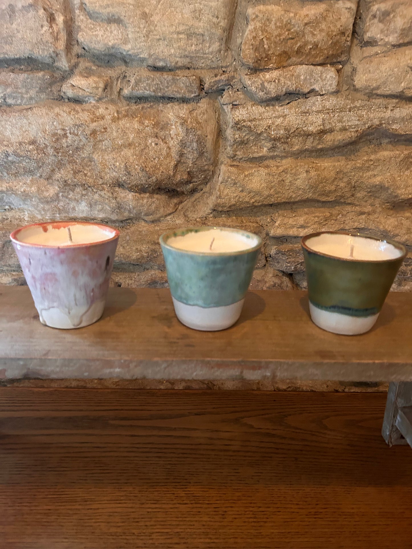 Rustic Candle - Mulberry -Handmade candle