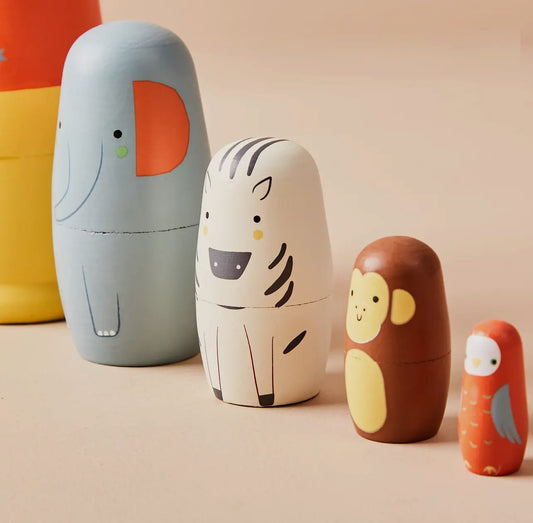 Safari Animal Nesting Dolls