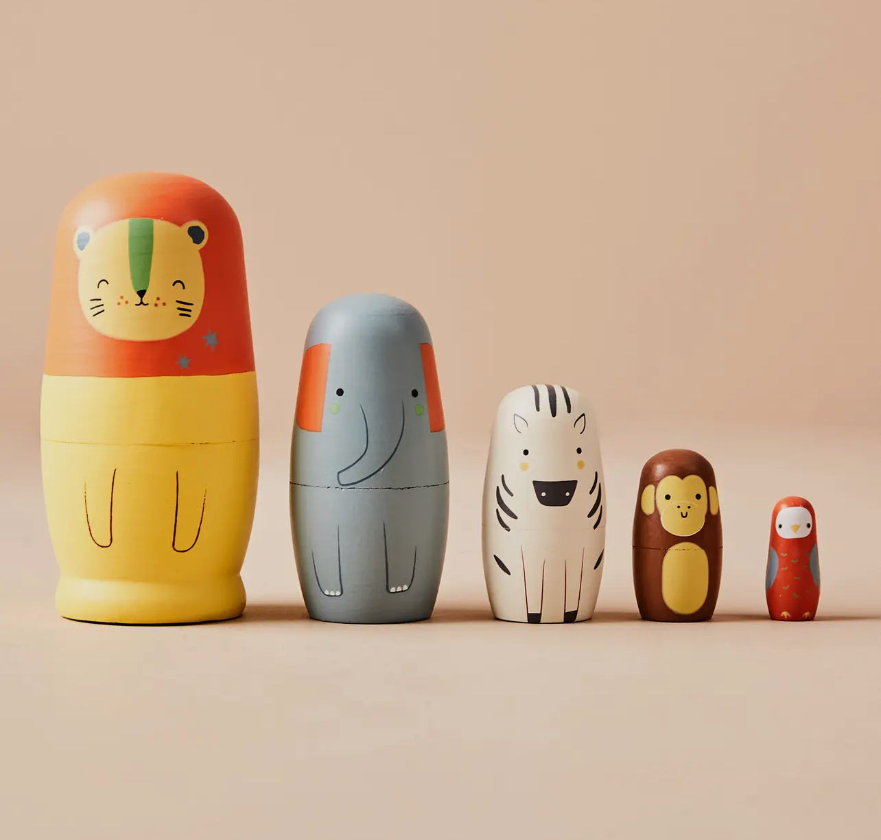 Safari Animal Nesting Dolls