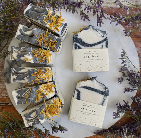 Rosemary and Activated Charcoal Spa Bar