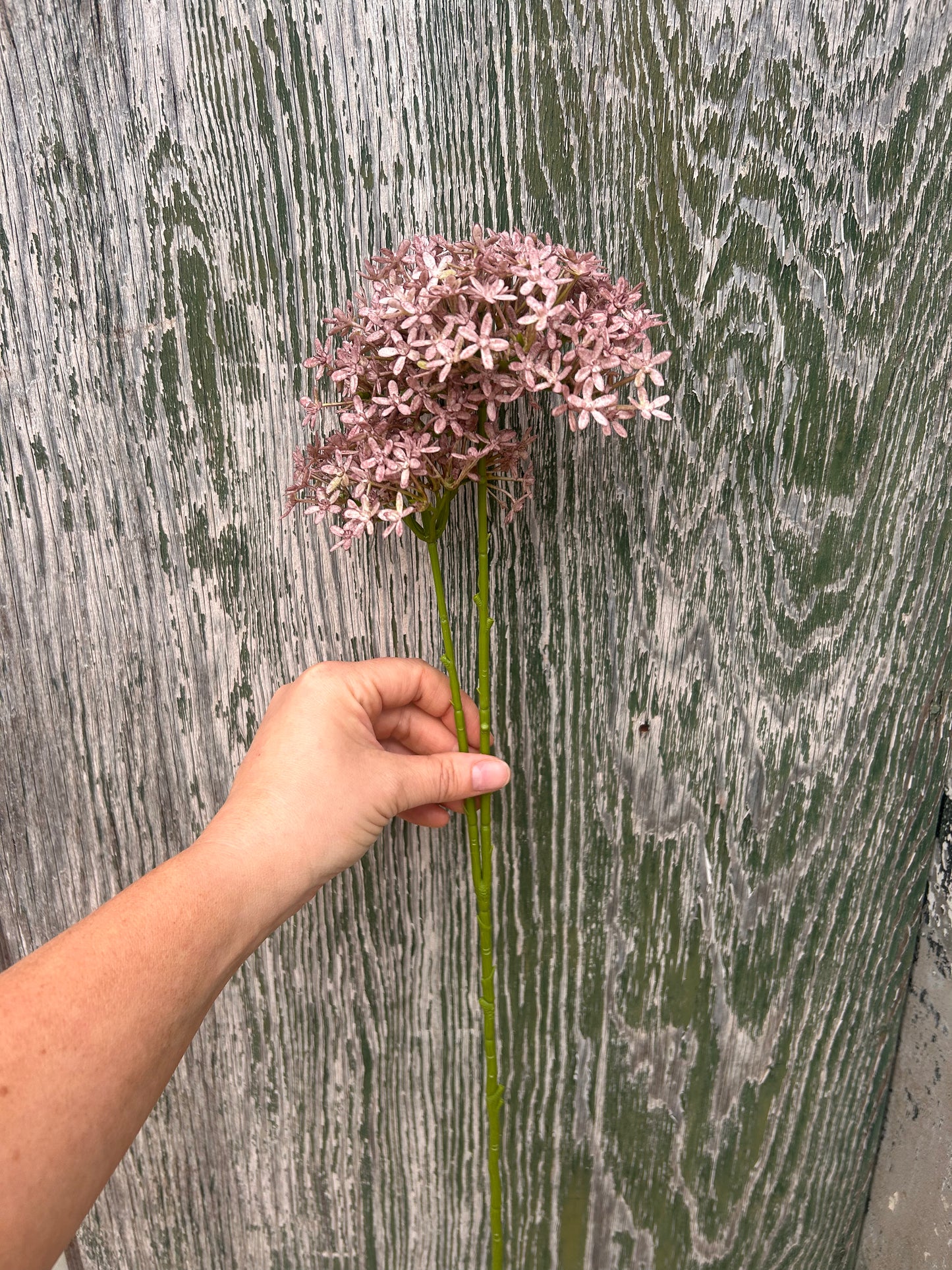 Faux Dusky Pink Starflower Spray