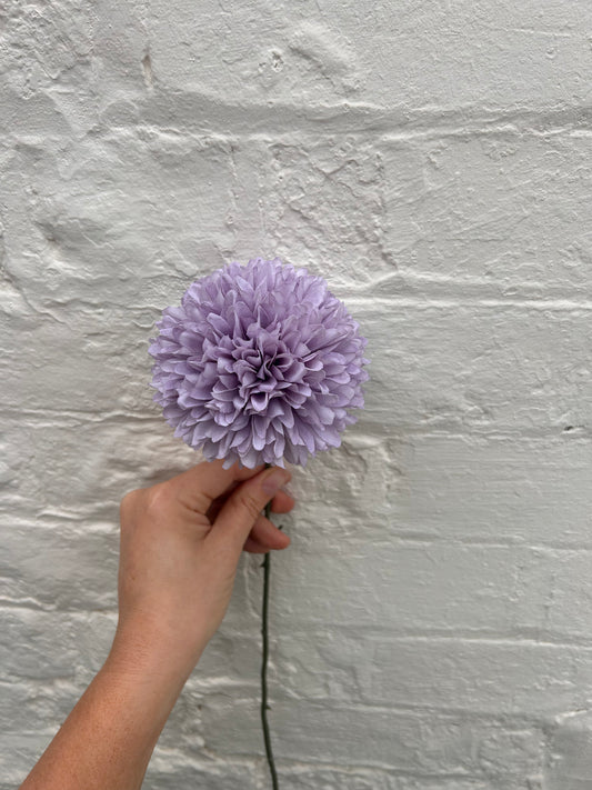 Faux Chrysanthemum Stem – Lilac