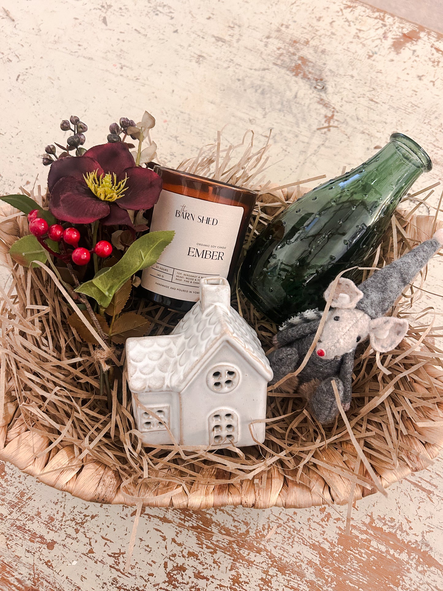 Signature Christmas Rustic Hamper Basket