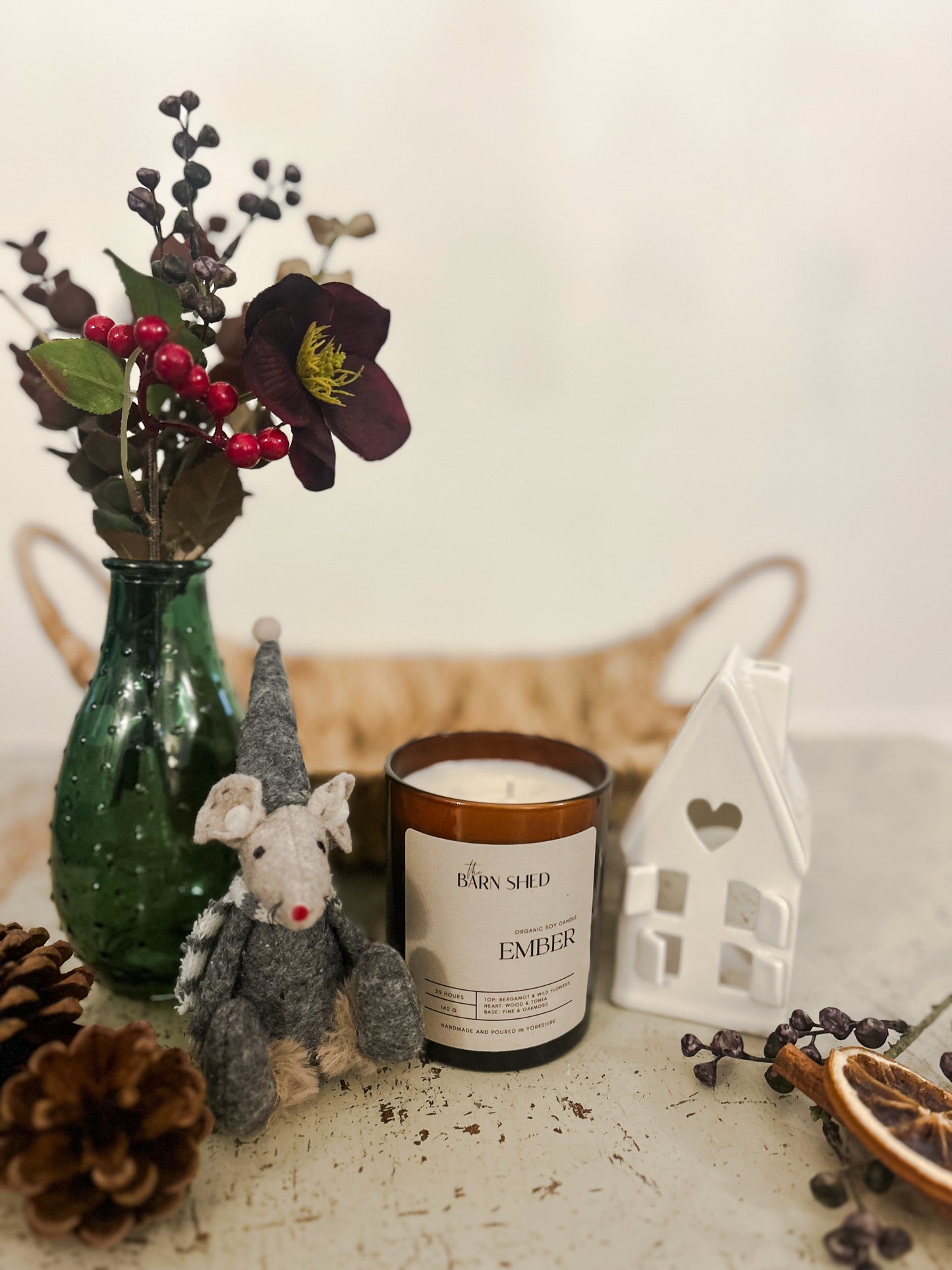 Signature Christmas Rustic Hamper Basket