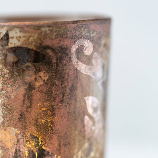 Gold Leaf T-Light Holder