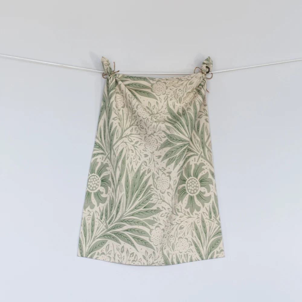 Leaf Design Cotton Kitchen Towel - The Barn Shed