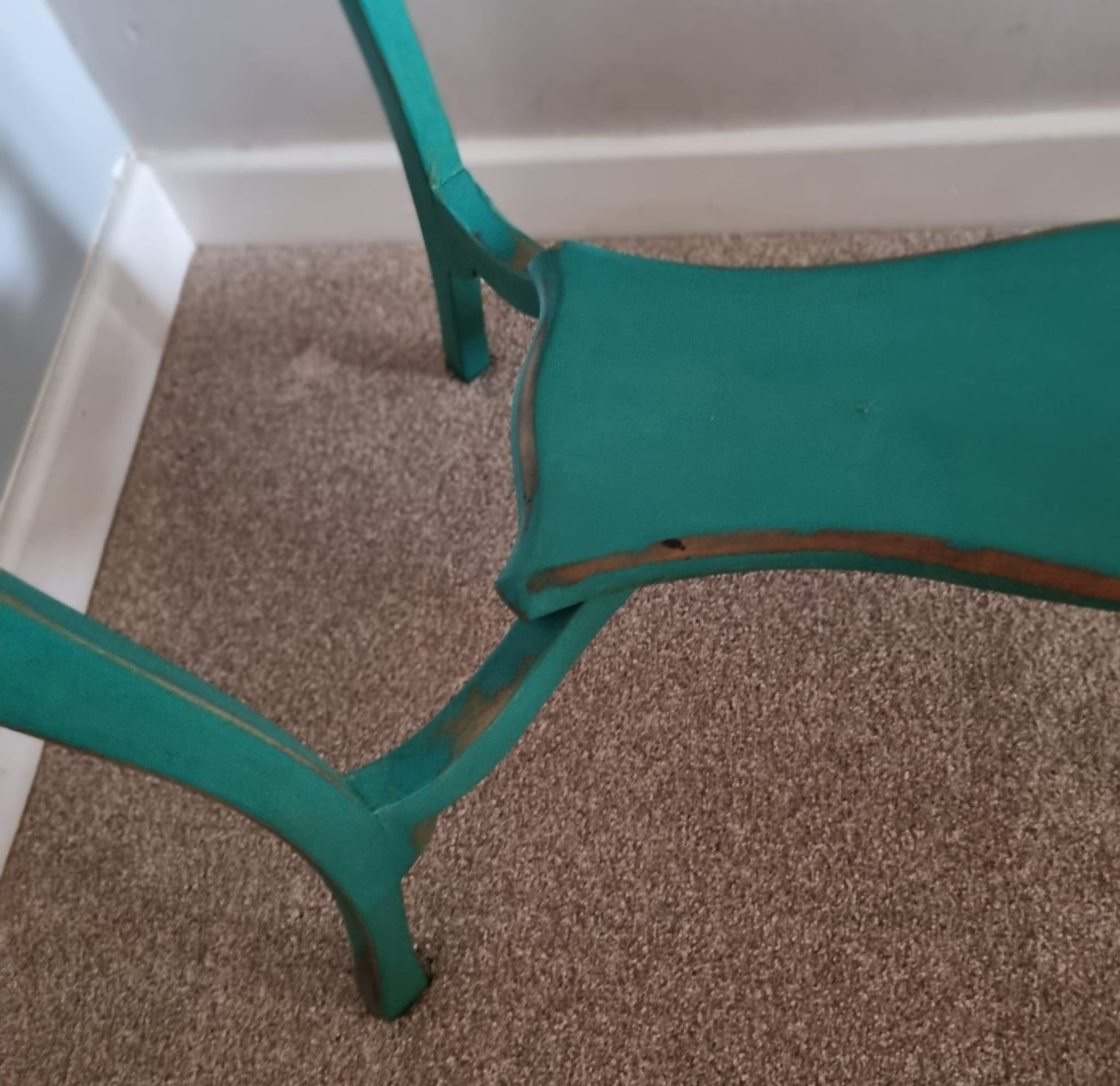 Hand Painted Green Table