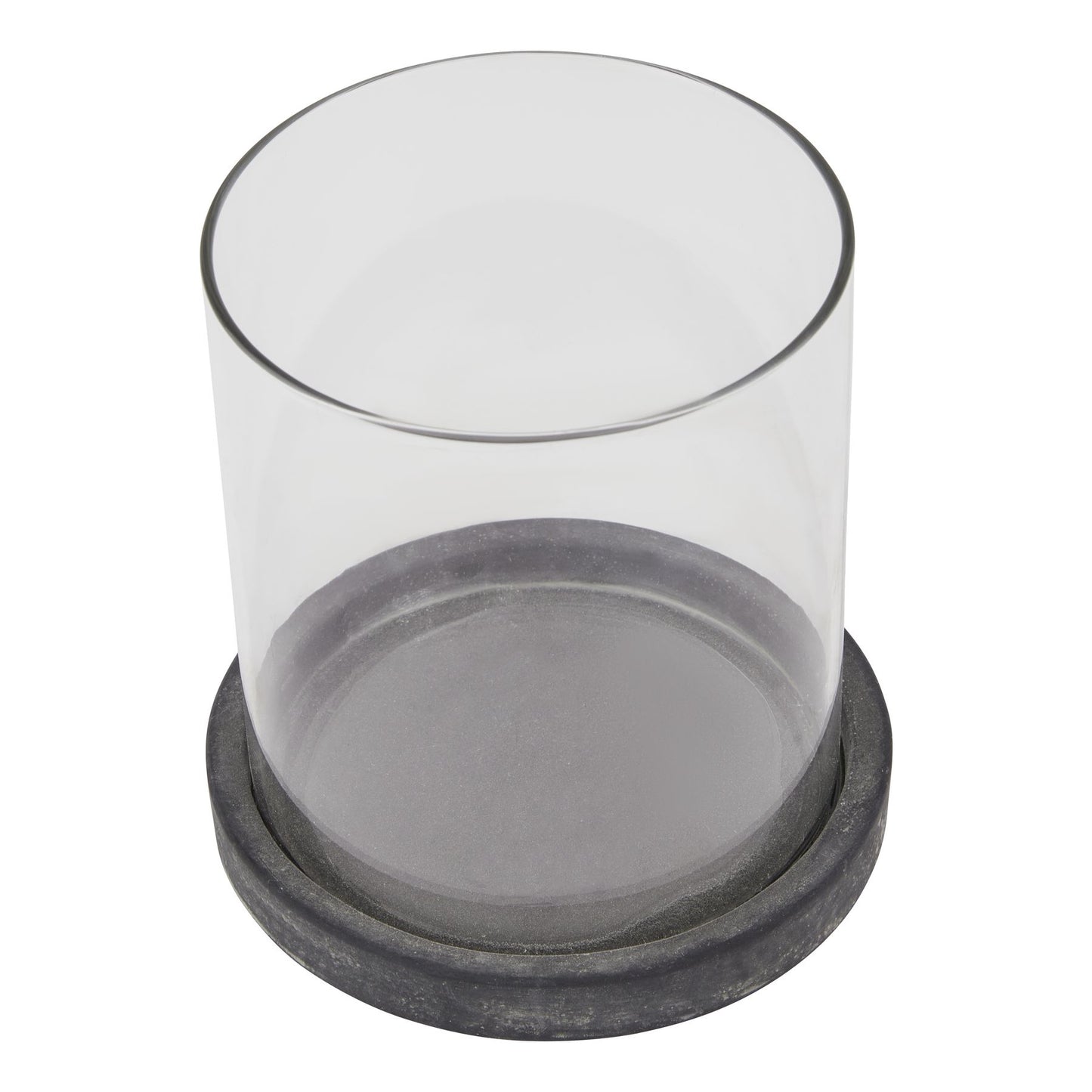 Small Grey Hurricane Lantern