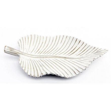 White Leaf Tray