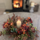 Autumn Hydrangea & Eucalyptus Artificial Wreath and Table Centre Bundle