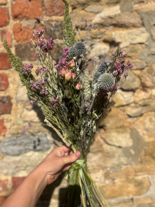 Wild Garden Dried Flower Bouquet