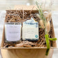 Natural Candle & Soap Gift Box | Handmade Pamper Hamper | Birthday Gift, Self Care Box, New Home Gift, Relaxation Gift Set