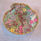 Wildflower Meadow Rabbit Scallop Shell Dish