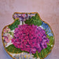 Hydrangea Botanical Scallop Shell Trinket Dish