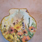Wild Meadow Floral Scallop Shell Trinket Dish