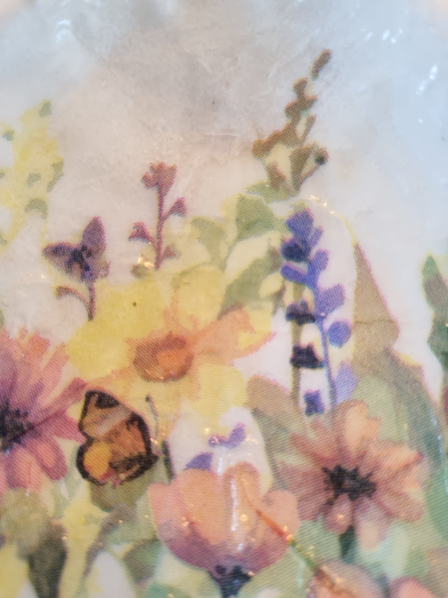 Wild Meadow Floral Scallop Shell Trinket Dish