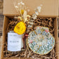 Luxury Candle & Decorative Shell Gift Box | Botanical Gift Set | New Home | Self Care | Birthday Gift