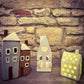 Ceramic House T-light Holder-Large - The Barn Shed