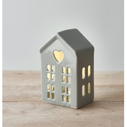 Dainty Grey LED house - The Barn Shed
