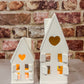 Ceramic House T-light Holder-Large - The Barn Shed