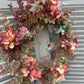 Autumn Hydrangea & Eucalyptus Artificial Wreath