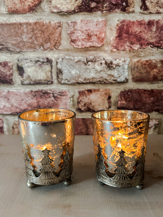 Christmas tea light holder - The Barn Shed