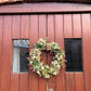 Green Hydrangea & Eucalyptus Artificial Wreath