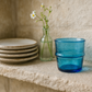 Recycled Ice Blue Small Tumbler Glass