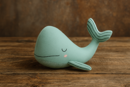 Sea Green Whale Plush Toy