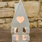 Ceramic House T-light Holder-Large - The Barn Shed