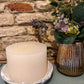 Fluted Antique Gold Votive - The Barn Shed