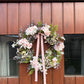 Blush Hydrangea Artificial Wreath