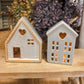 Natural House with LED candle - The Barn Shed