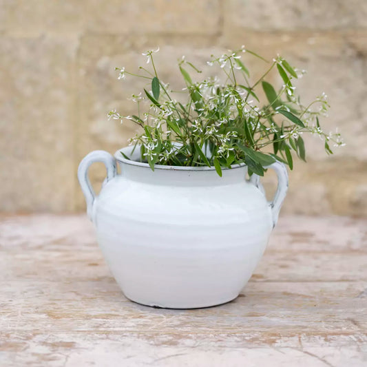 Glazed Vase with Handles