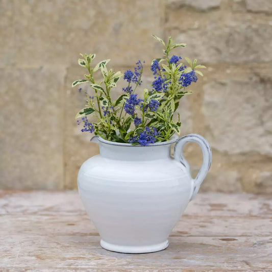 Glazed White Jug