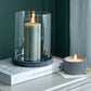 Grey Large Hurricane Lantern