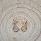 14ct Gold Plated Mother of Pearl Drop Earrings