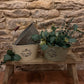 Oval Vintage Planter with Hang Tag-Various colours - The Barn Shed