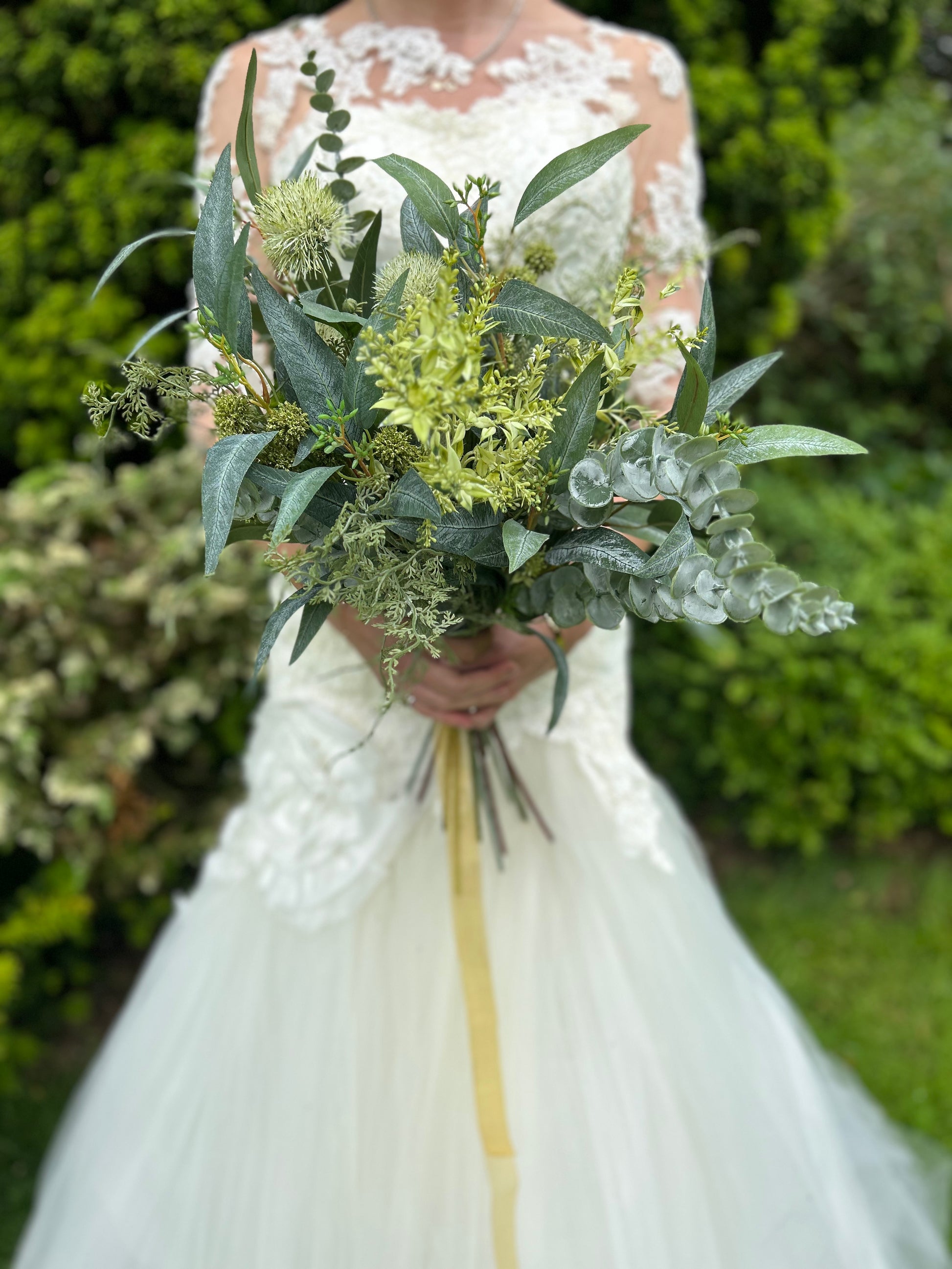 Greenery Faux Flower Bridal Bouquet The Barn Shed Greenery Faux Flower Bridal Bouquet The Barn Shed