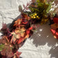Autumn Hydrangea & Berry Wreath-Red & Orange Artificial Door Decoration