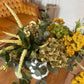Winter Faux Flower Arrangement-Yellow and Green- Fresh Winter Arrangement
