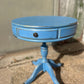 Blue Round Hand Painted Coffee Table