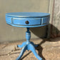 Blue Round Hand Painted Coffee Table