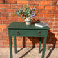 Rustic Hand Painted Table with Drawer in Amsterdam Green