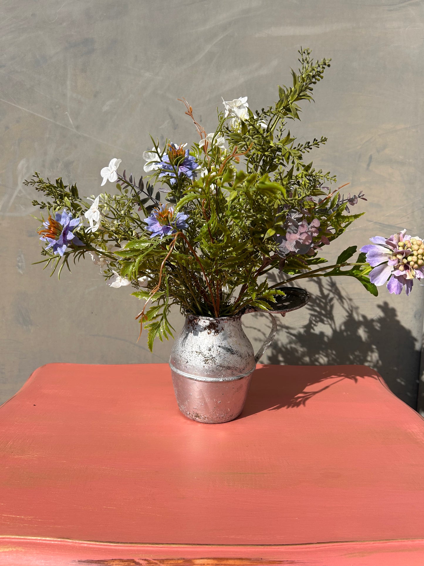 Hand Painted Pink Table