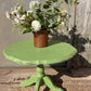 Rustic Handpainted Green Coffee Table