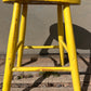 Rustic Yellow Hand Painted Stool